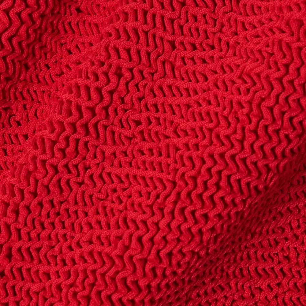 Hunza G Strapless Red One-Piece Swim - Picture 6 of 7